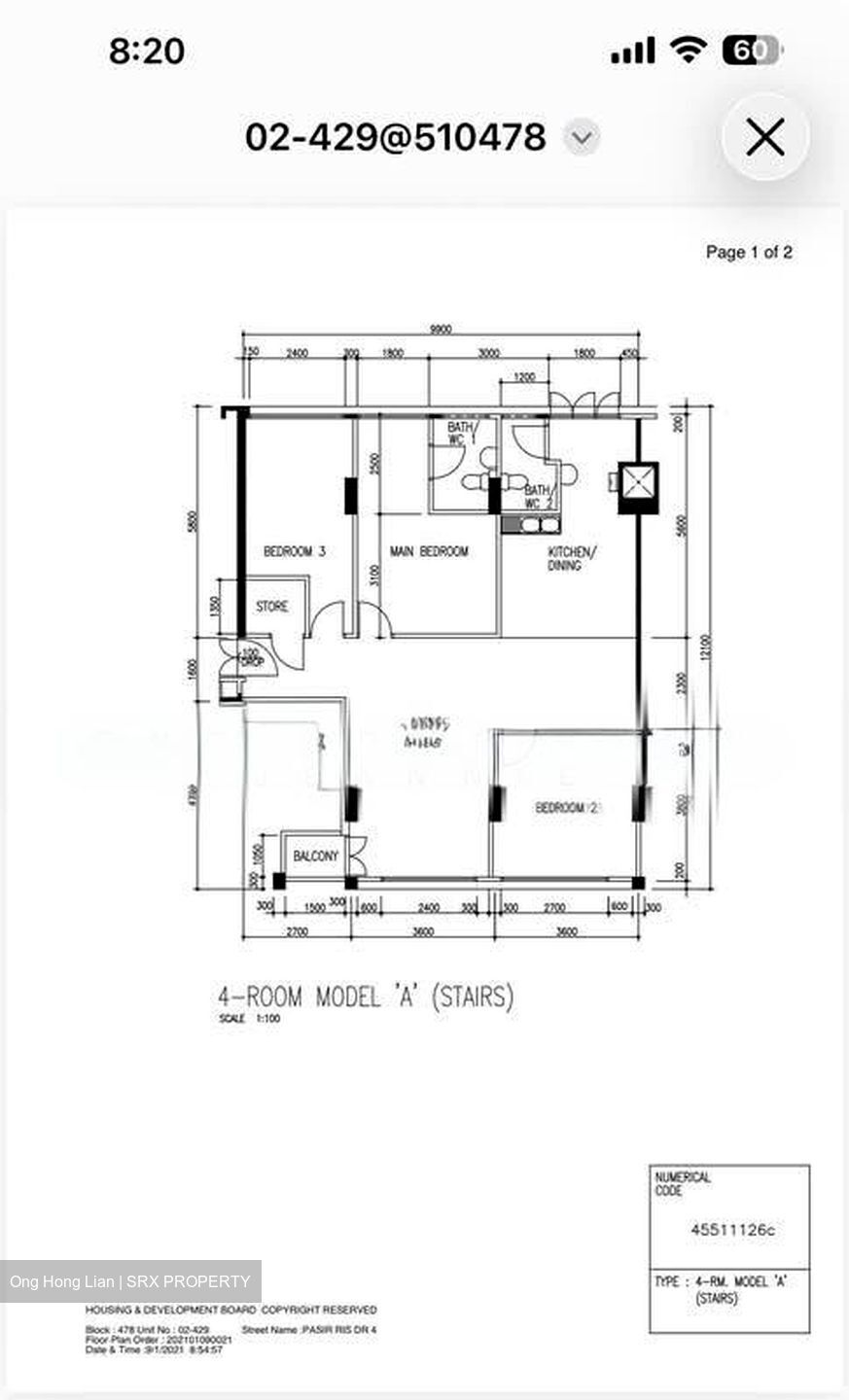 Blk 478 Pasir Ris Drive 4 (Pasir Ris), HDB 4 Rooms #592471781